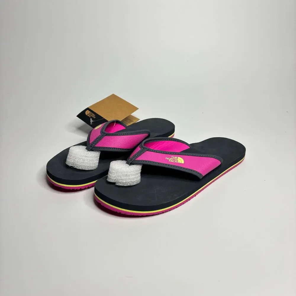 The North Face Youth Base Camp Flip Flops, Vanadis Grey/Linaria Pink